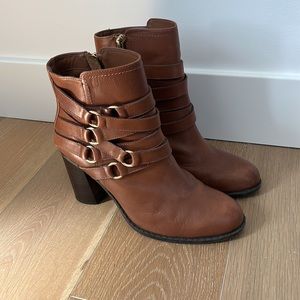 High heeled boots